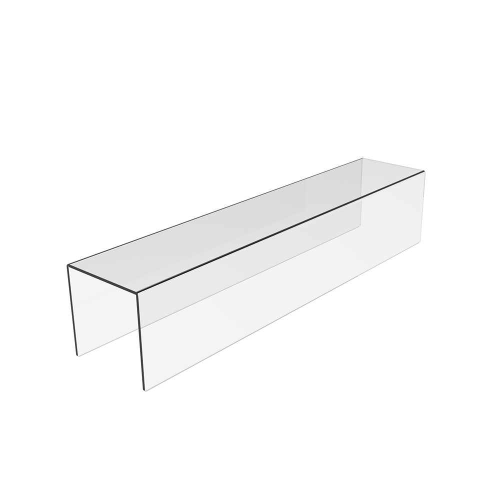 Podium EKOWORKS în formă de U | PET transparent 3 mm | 100×500×100 mm