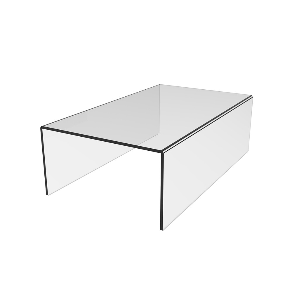 Podium EKOWORKS în formă de U | Acril transparent 3 mm | 350×200×110 mm