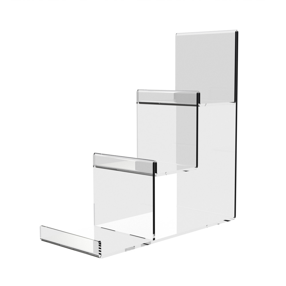 Suport EKOWORKS pentru clutch-uri | Acril transparent 2 mm | 200×150×200 mm