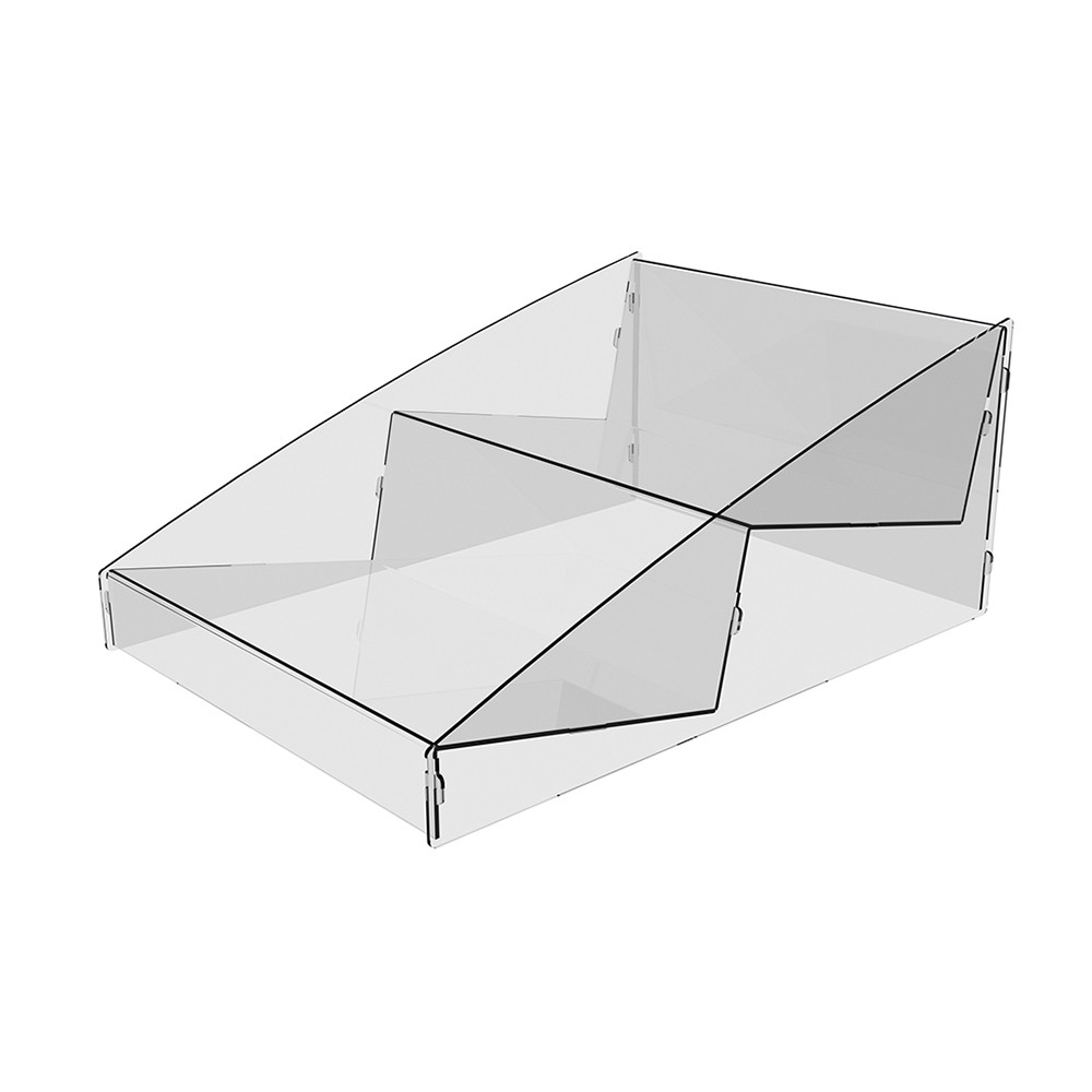 Suport EKOWORKS pentru ciocolată | PET transparent 2 mm | 250×350×149 mm
