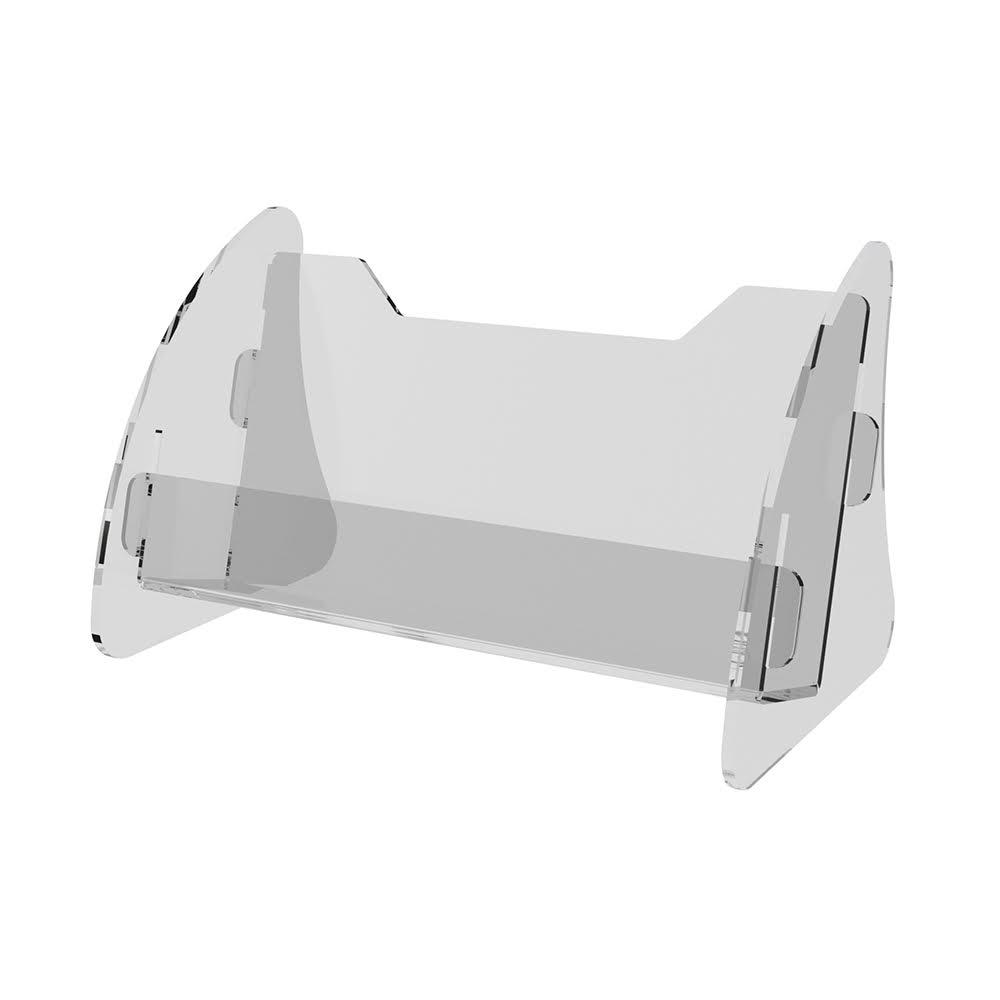 Suport pentru cărți de vizită EKOWORKS | PET transparent 2 mm | 95×60×60 mm