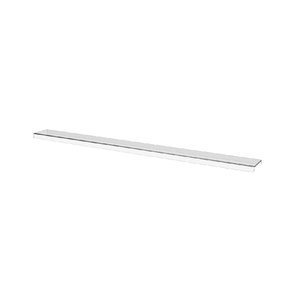 Podium EKOWORKS pentru produse | Acril transparent 3 mm | 850×50×10 mm