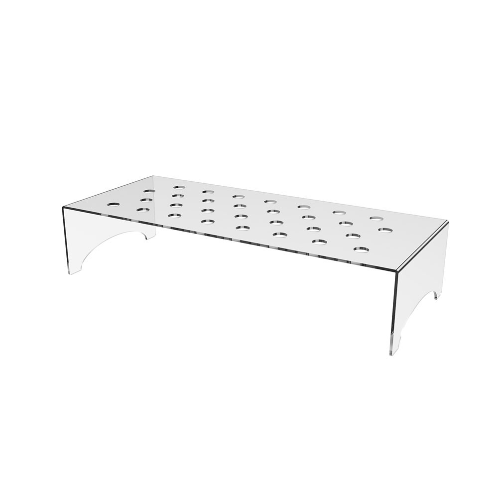 Suport pentru produse EKOWORKS | PET transparent 3 mm | 400×170×85 mm