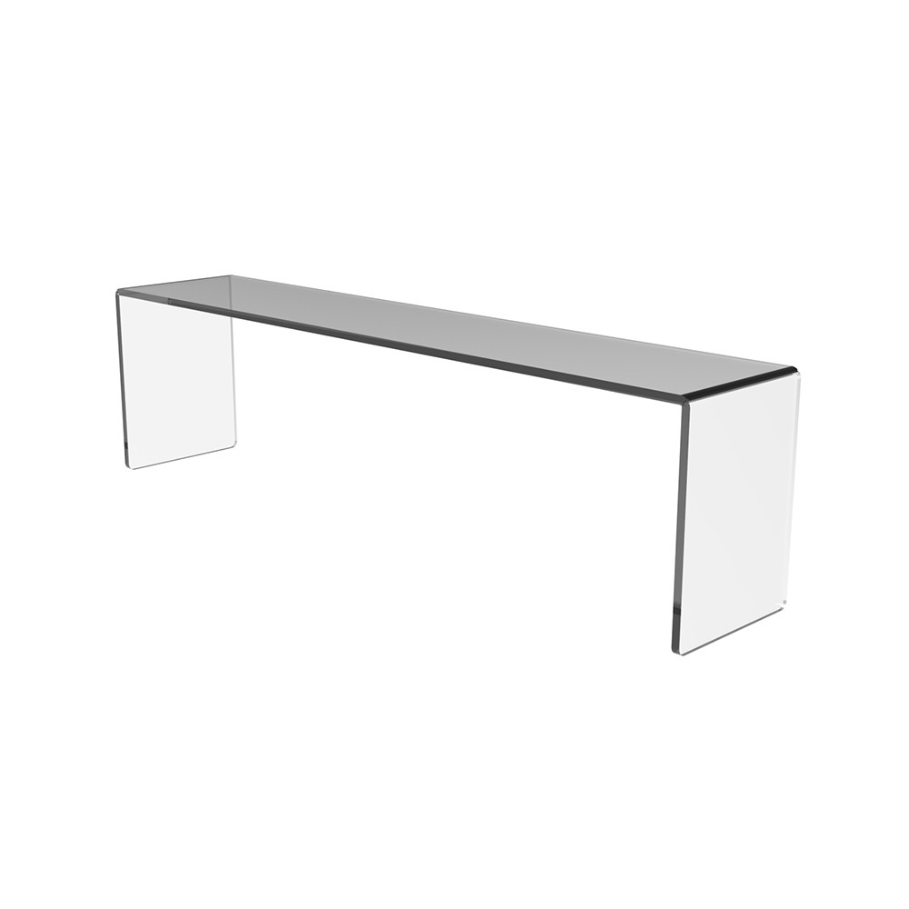 Podium în formă de U EKOWORKS | Acril transparent 3 mm | 60×300×80 mm