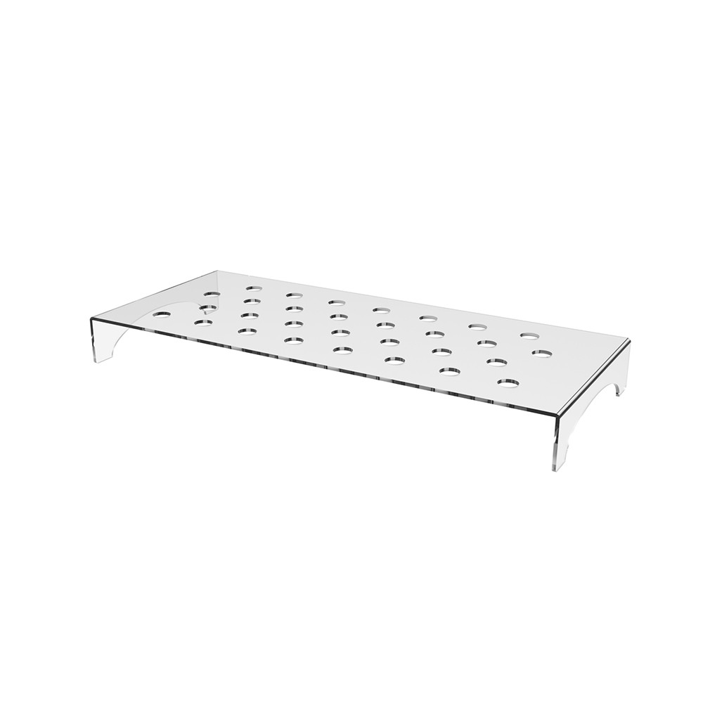 Suport pentru produse EKOWORKS | PET transparent 3 mm | 400×170×40 mm