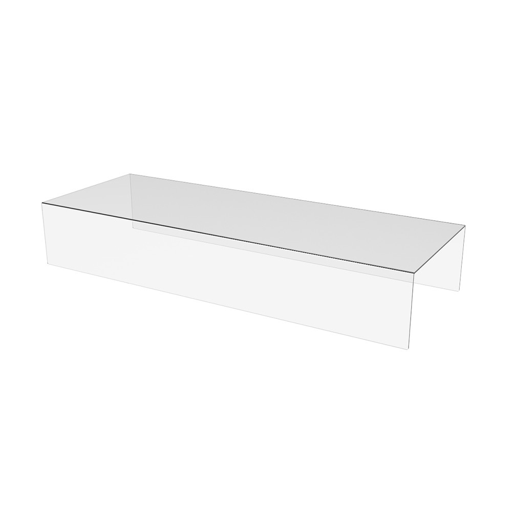 Podium în formă de U EKOWORKS | Acril transparent 3 mm | 900×320×150 mm