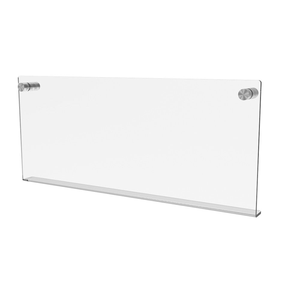 Raft de perete EKOWORKS | Acril transparent 3 mm | 350×20×150 mm